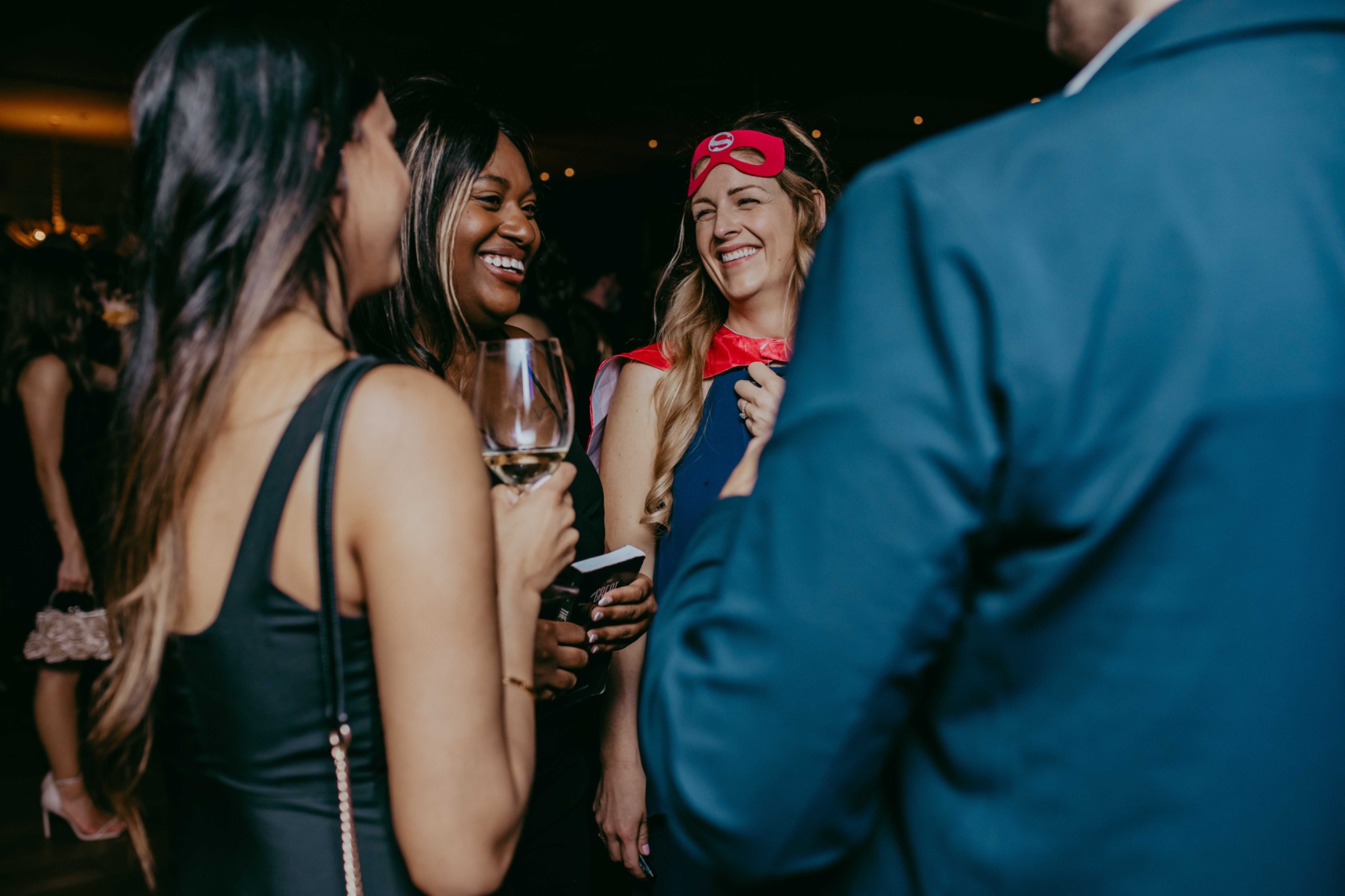 Michael Bourada performing mingling magic at a corporate event in Ottawa