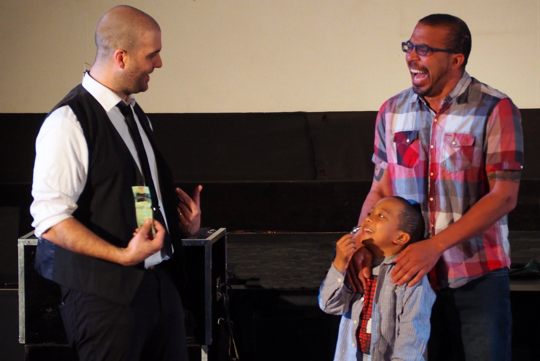 Michael Bourada performing a feature magic show for a family celebration